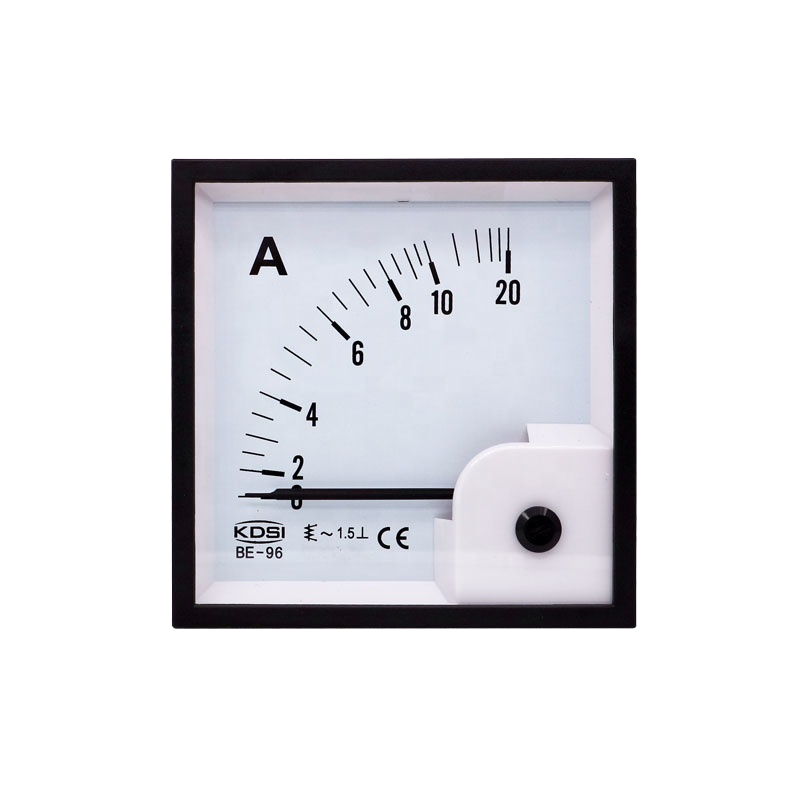 72 X 72 AC Analog Amp Hour Ammeter Meter With Red Pointer Display Type