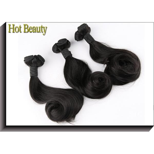 Body Wave Grade 7A Virgin Hair Extensions Natural Black 1B# Egg Curl Unprocessed Color