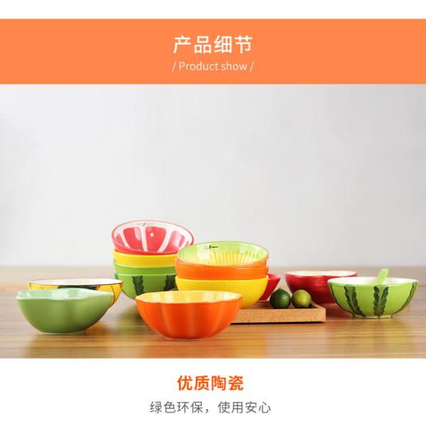 Творческий покрашенный вручную печь керамический шар, шары мороженого фарфора картины арбуза