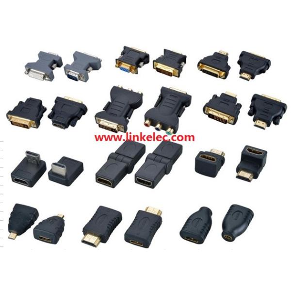 Adapter factory .www.linkelec.com High Quality USB 2.0 AF to AM Adapter, Support 360 Degree Rotation