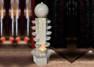 Garden  Marble Effect Wood Rattan Garden Fountain