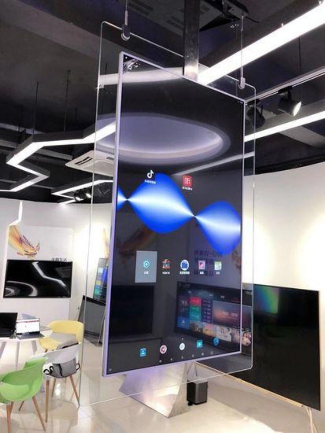 43 inch Commercial Transparent OLED Touch Screen Standalone Clear OLED