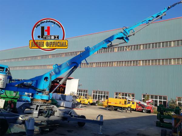 JIUHE 15m 17m 18m 21m 23m Spider Concrete Placing Boom/Concrete Pump Distributor /Stationary Concrete Placing Boom