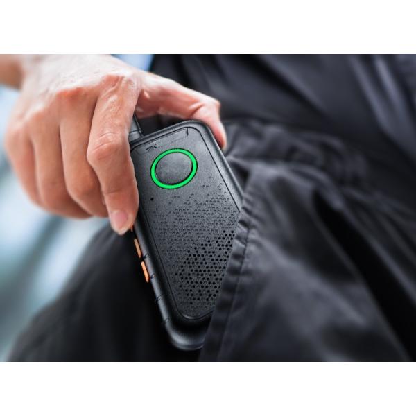 Commercial Black Mini Thin Outdoor Walkie Talkie Portable Lightweight 1.7*13.5*5.4CM