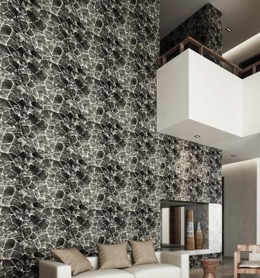 Performance Wallpaper PVC 3D waterpoof Moistureproof Contemporary foam technology