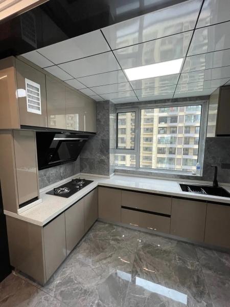 Large Dirty Proof White Modular Kitchen Cabinets  Antique Furniture Hotel