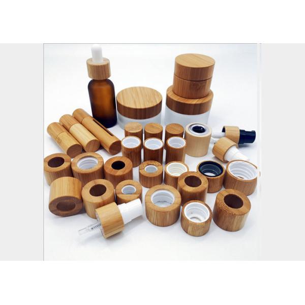 10g - 100g Bamboo Cream Jar Lotion Bottle For Cosmetic Packaging