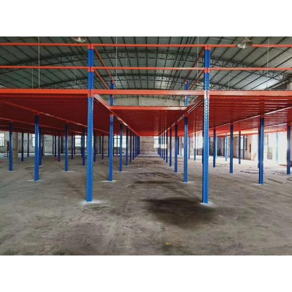 2 Floors Storage Mezzanine Platforms ODM Steel Frame Mezzanine Floor For Shop