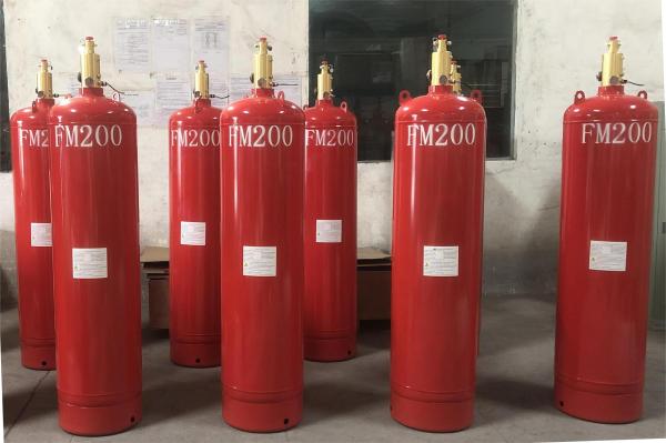 HFC227ea Fire Suppression System FM 200 Cylinders In Anechoic Chamber OEM ODM