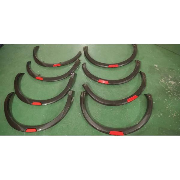 Plastic Black / White Car Fender Flare For Toyota Rocco Wheel Fender Flares