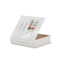 Luxurious Gold Foil White Fake Books Box For Gift Packaging Display