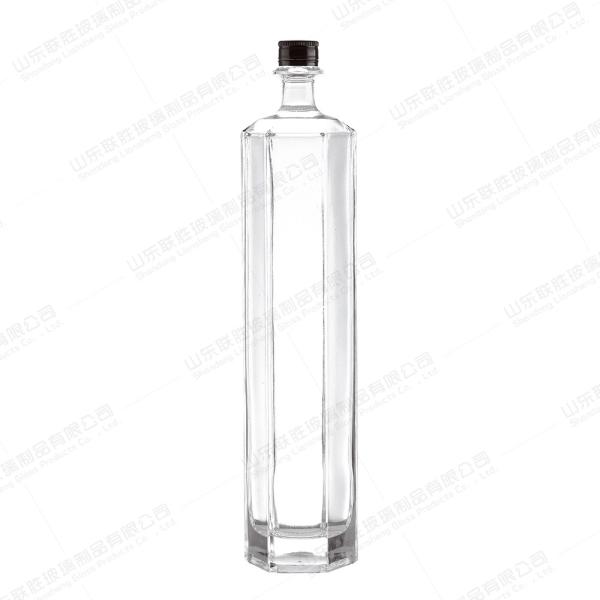 750ml Glass Wine Bottle with Lid Body Material Glass Logo Acceptable Customer's Logo