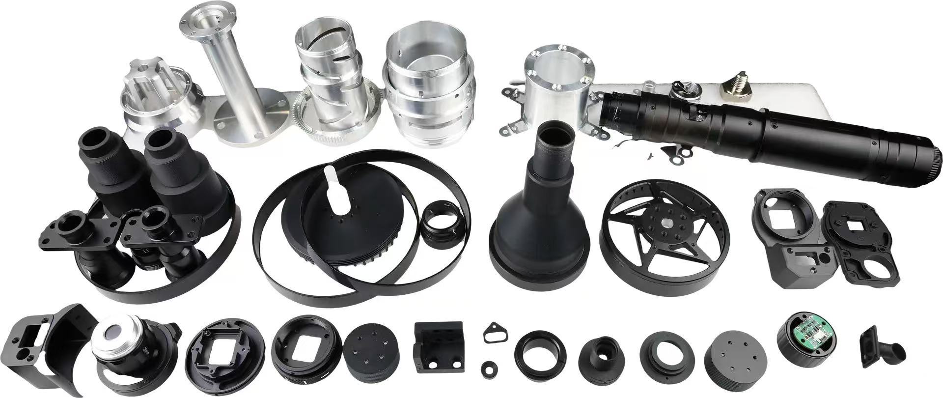 Precision machining of optical equipment components