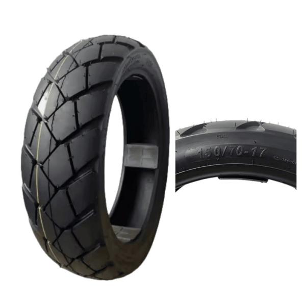 150/70-17 Pneus de motocicleta 30% de desconto Tamanho Condição Tuboless Tr4 Borracha Material Butílico Tl