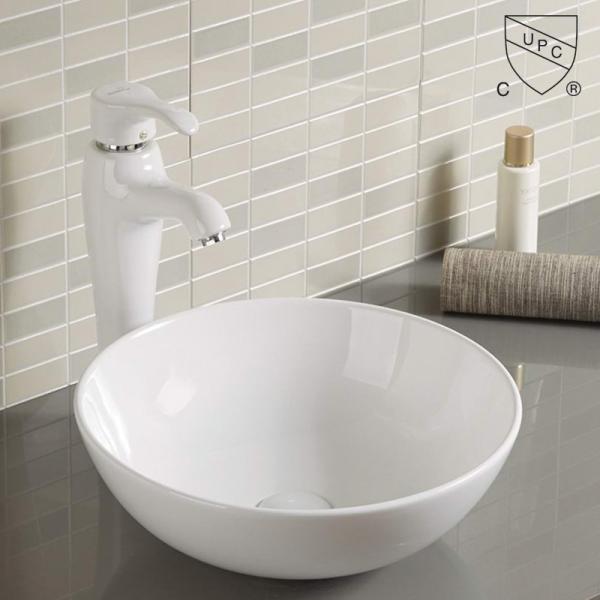 Painted Matt Color New Vanity Bathroom Top Mount Basin Laboratory Round Ceramic Sink