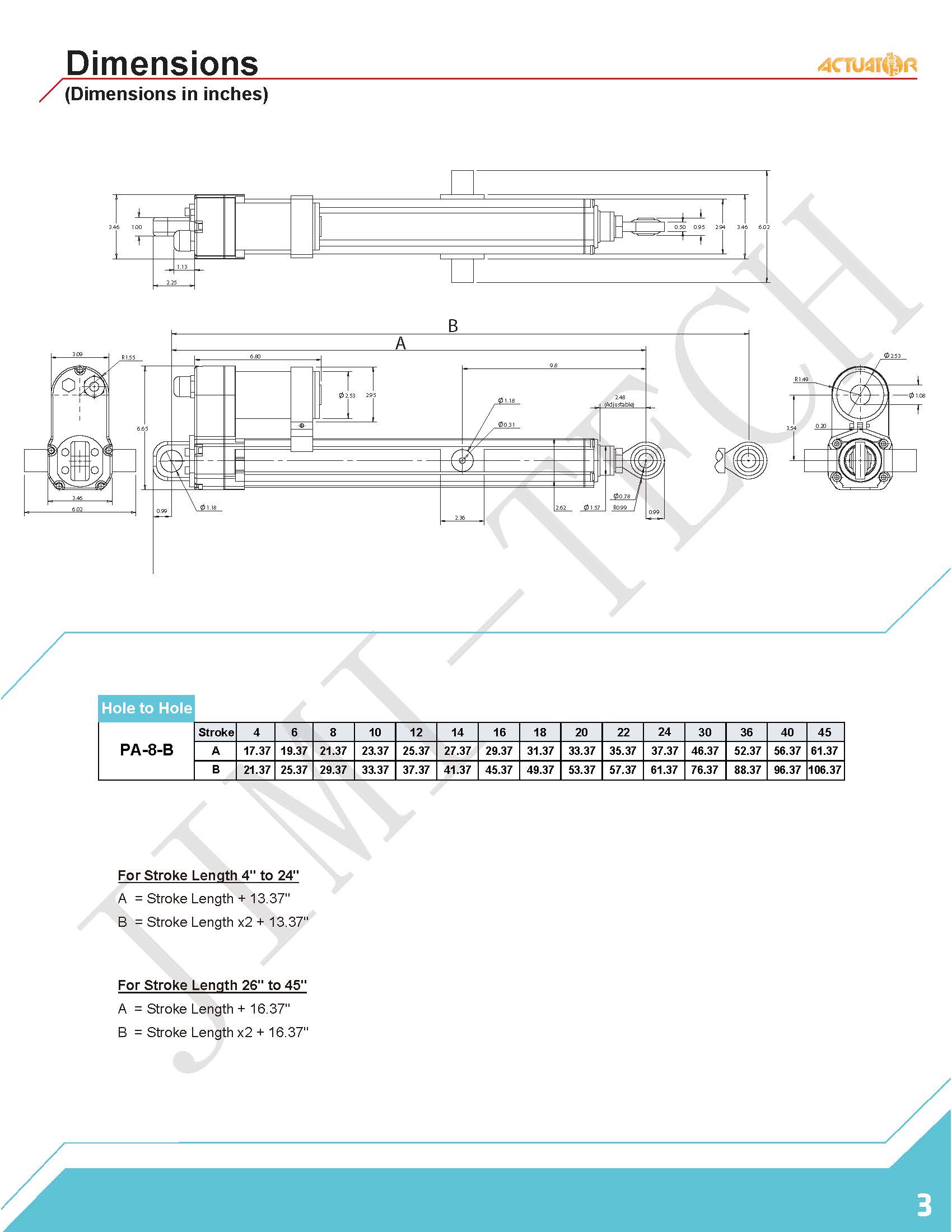 High Load 40000N High Speed Long Stroke 1200mm IP66 Induction Linear Actuator Motors Solar Tracker DC Motors Lifting Equipment