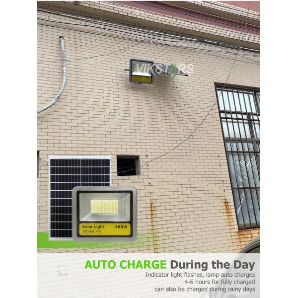 Aluminum solar reflectors 400w with mono solar panel high quality solar flood lights