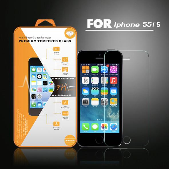 iPhone tempered glass screen protector 0.33 mm 9H hardness high transparency clear vision