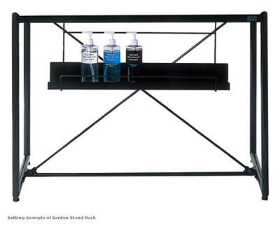 two shelf folding white metal shoe rack