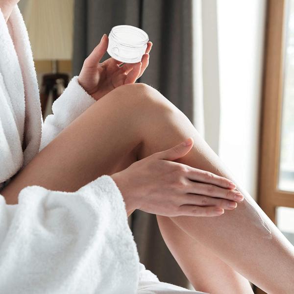 300 г индивидуального цвета и логотипа без BPA Прозрачная крышка из алюминия Крем для тела банка UKC27