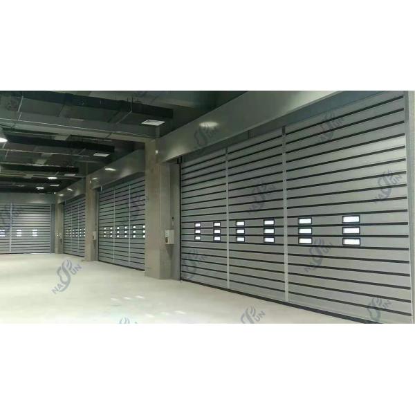 Automatic Insulated Industrial High Speed Door Roll Up Spiral Thermal Insulation Door