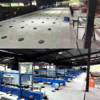 Máquina secadora en el proceso de fabricación de ladrillos y productos en la cámara de secado en Malasia