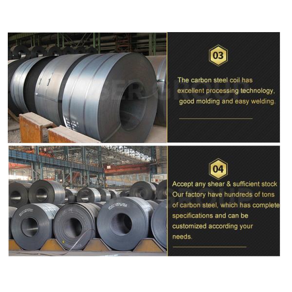 Build Material C100s Aisi 1095 High Carbon Steel Coil Hot Rolled 1.5mm Thickness