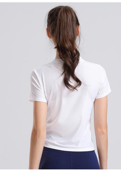 durable summer Richee Black Crew Neck T Shirt Women'S Athletic Clothing