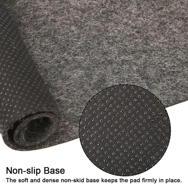 Household Felt Mouse Pad Stitched Wool Office XL Desk Pad with Anti-Slip Base Computer Keyboard Mat