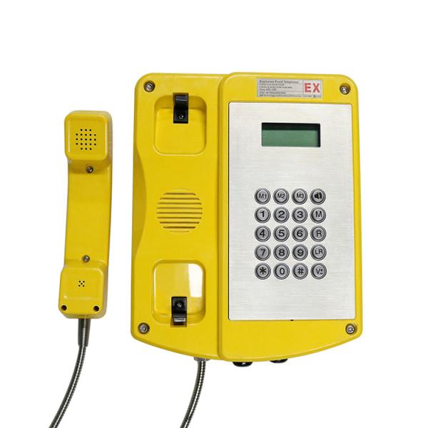 Telefone à prova de explosões de ATEX Resisttel IECEX VoIP fixado na parede
