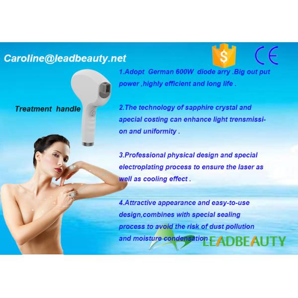Commercial 808nm Diode Laser Hair Removal , laser depilation machine vertical type