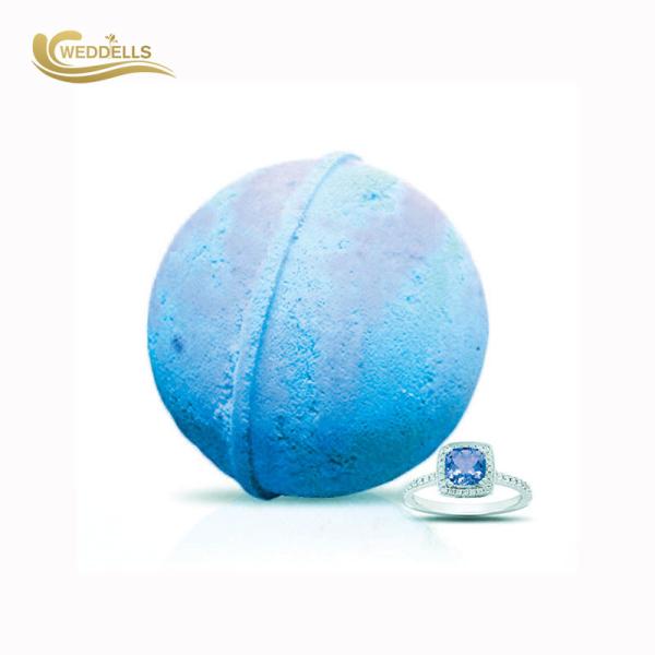 Chamomile Scented Cool Bath Bombs , Handmade Soaps And Bath Bombs With Rings Inside