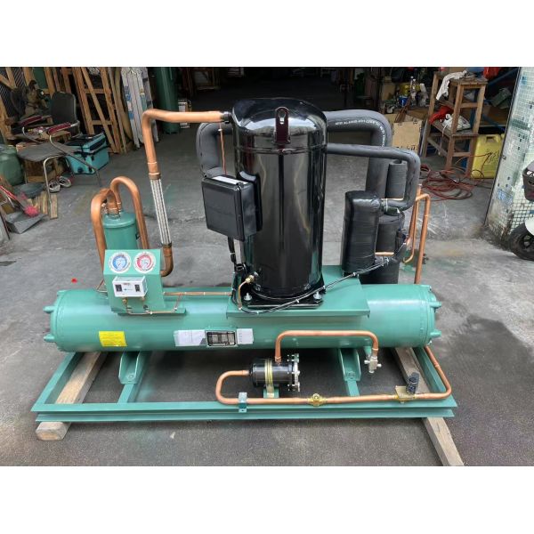 Custom 25Hp Dd Water Cooling Condensing Unit Semi-Hermetic Refrigeration Compressor Cooling Suitable for Cold Room Storage
