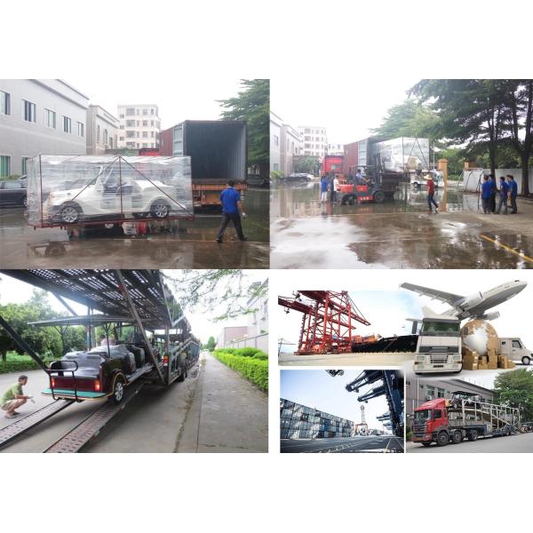 Left Hand Drive 2 Seats Electric Car Golf Cart With Deep Recycle Batteries