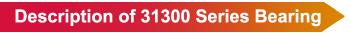 Alta precisión 31310 rodamiento hidrodinámico con carga dinámica de 99000N OEM soportado