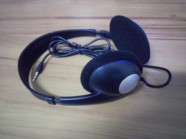 Conference stereo headphone lightweight headphone meeting headphone single-side earphone