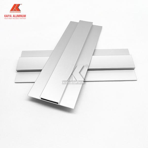 Custom Flat Extrusion Aluminium Alloy Profile Anodizing For Channels 2mm