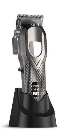 Display Led Tela de cabelo profissional recarregável sem fio salão de barbearia usar aparelho de corte de cabelo bateria de lítio clip de cabelo