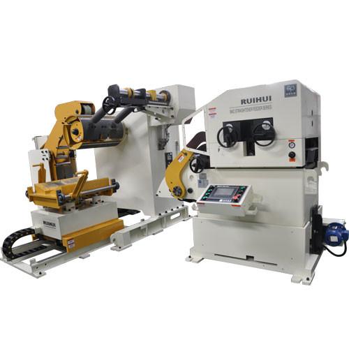 Sheet Metal Forming Plate Straightening Machine / Automatic Shearing Feeder