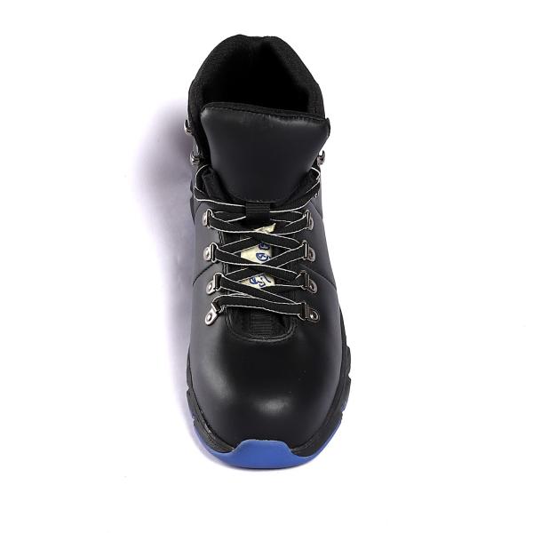 Anti Slip MD Sole Material for Durable and Slip-resistant Footwear Genuine Leather Safety Boots for Men