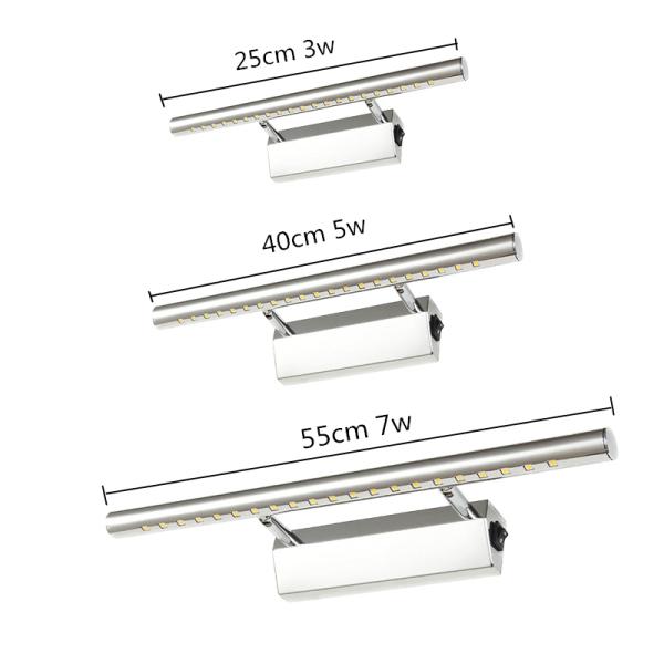 LED Wall Lamp Wall Light Bathroom Mirror LED Mini Stainless Steel Wall Lamp(WH-MR-29)