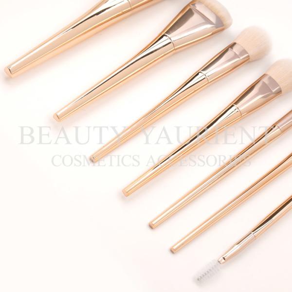 Unique  Color Ladies Make Up Brushes PBT Hair  7pcs Brush Set Skin Friendly