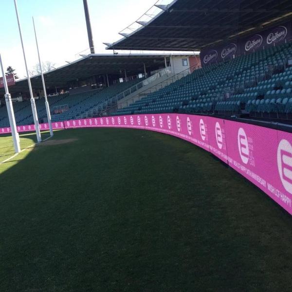 Bright Stadium Led Display P10 , Led Perimeter Advertising Boards AC110 / 220V