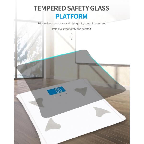 Household Big Glass Platform Body Fat Percentage Scale