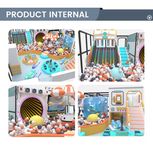 120㎡ Soft Playground Park – Custom Orange Indoor Play Solution