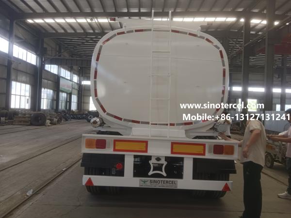 35CBM 3 Axle Fuel Tank Semi Trailer with ABS Option