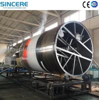 Plastique solide paroi en spirale enroulée HDPE tuyau réservoir de stockage d'eau ligne de production de machine d'extrusion