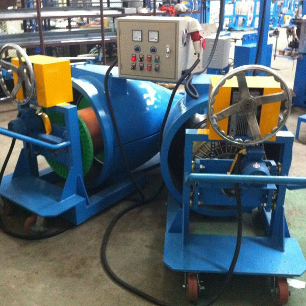Lut Barrel Up Core Wire Pay Off Machine Low Smoling Non - Halogen Extruder Line