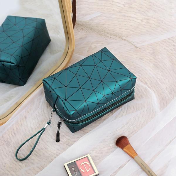 Custom Design PU Leather Private Label Makeup Bag Cosmetic Bag Makeup Small Orders