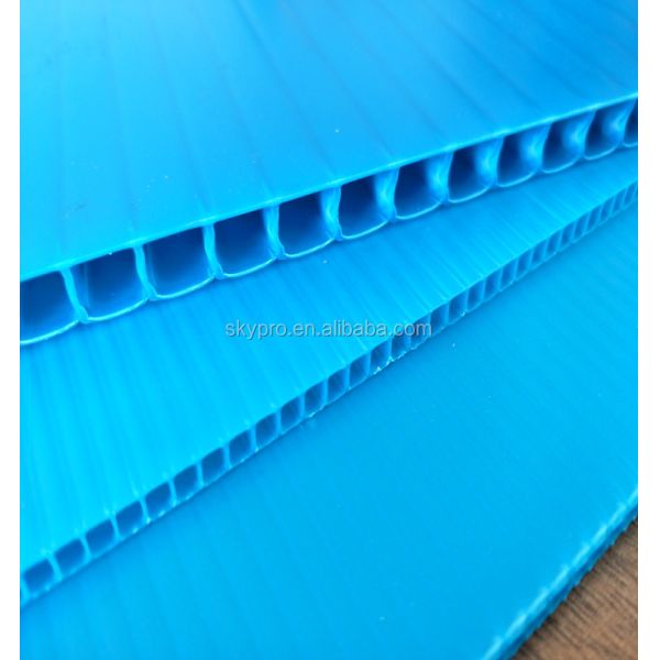 Custom Size Recyclable Waterproof PP Plastic Corrugated Sheet for Box Packaging